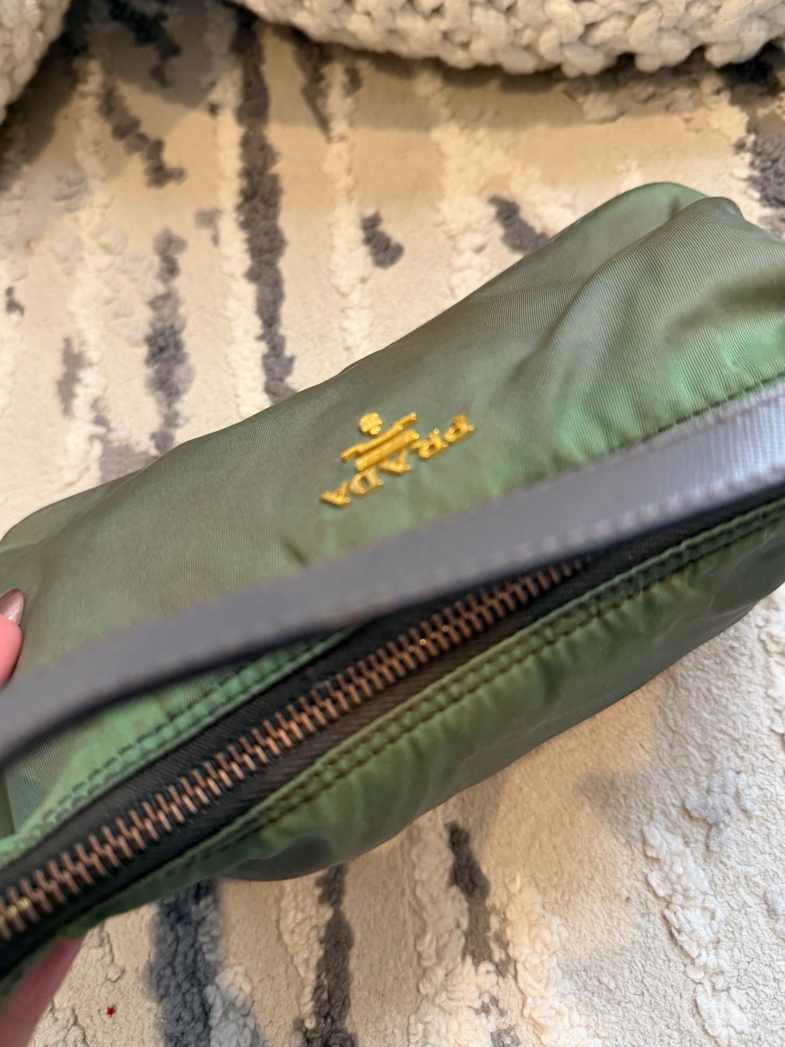 Prada Nylon Pochette Hobo Shoulder