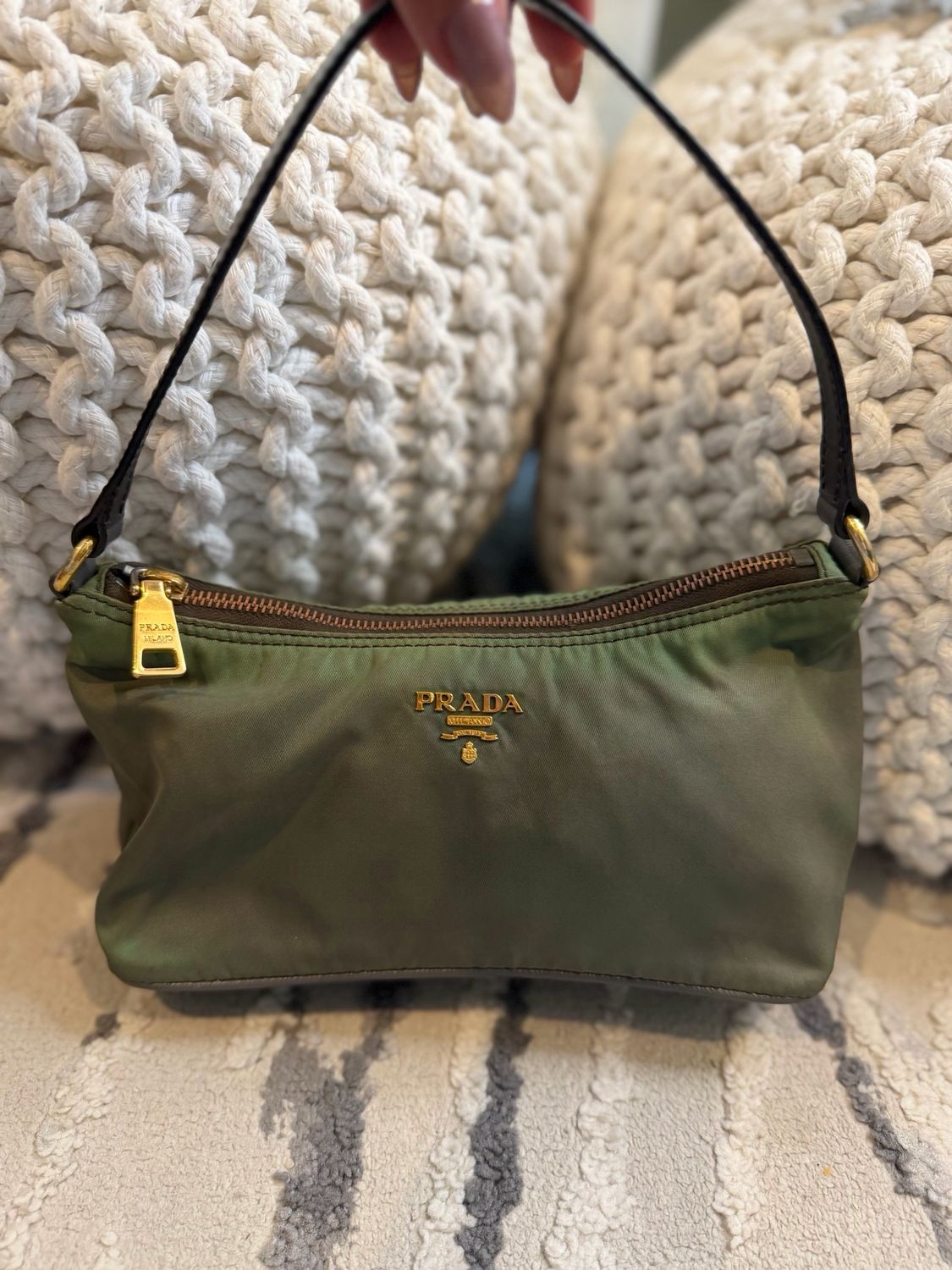 Prada Nylon Pochette Hobo Shoulder