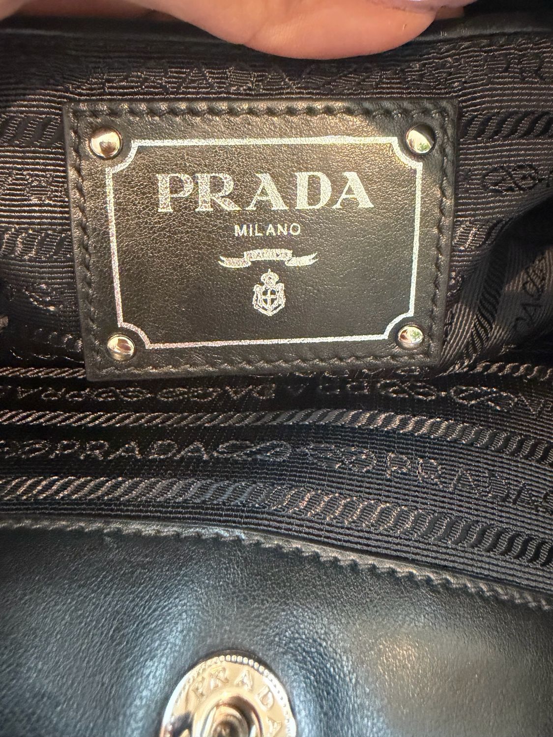 Prada Nylom Tessuto Crossbody Messenger Black