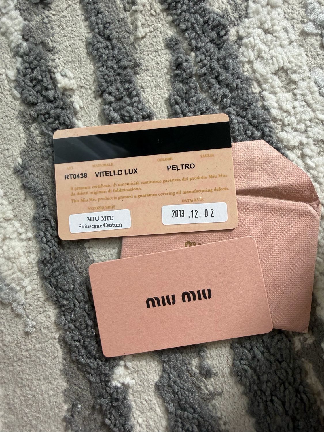 Miumiu Vitello Lux Crossbody Bow