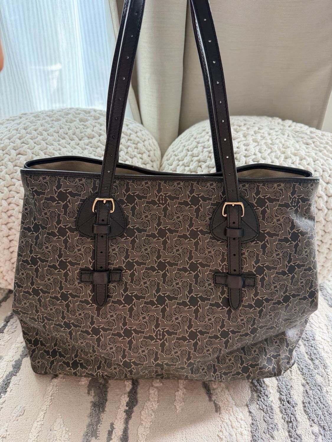 Celine Macadam Shopper Tote