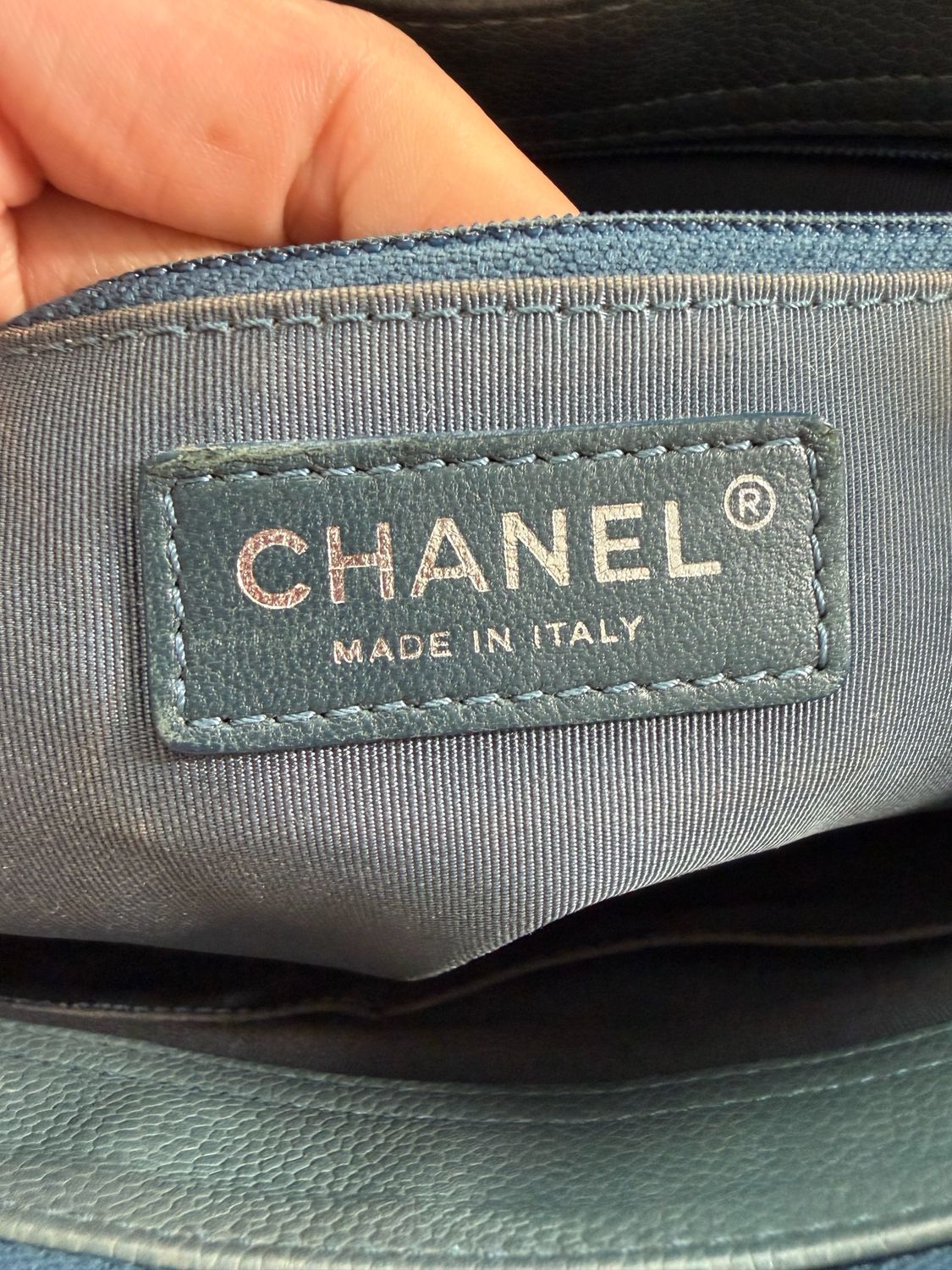 Chanel Caviar Shopper Tote Medium Rock in Rome