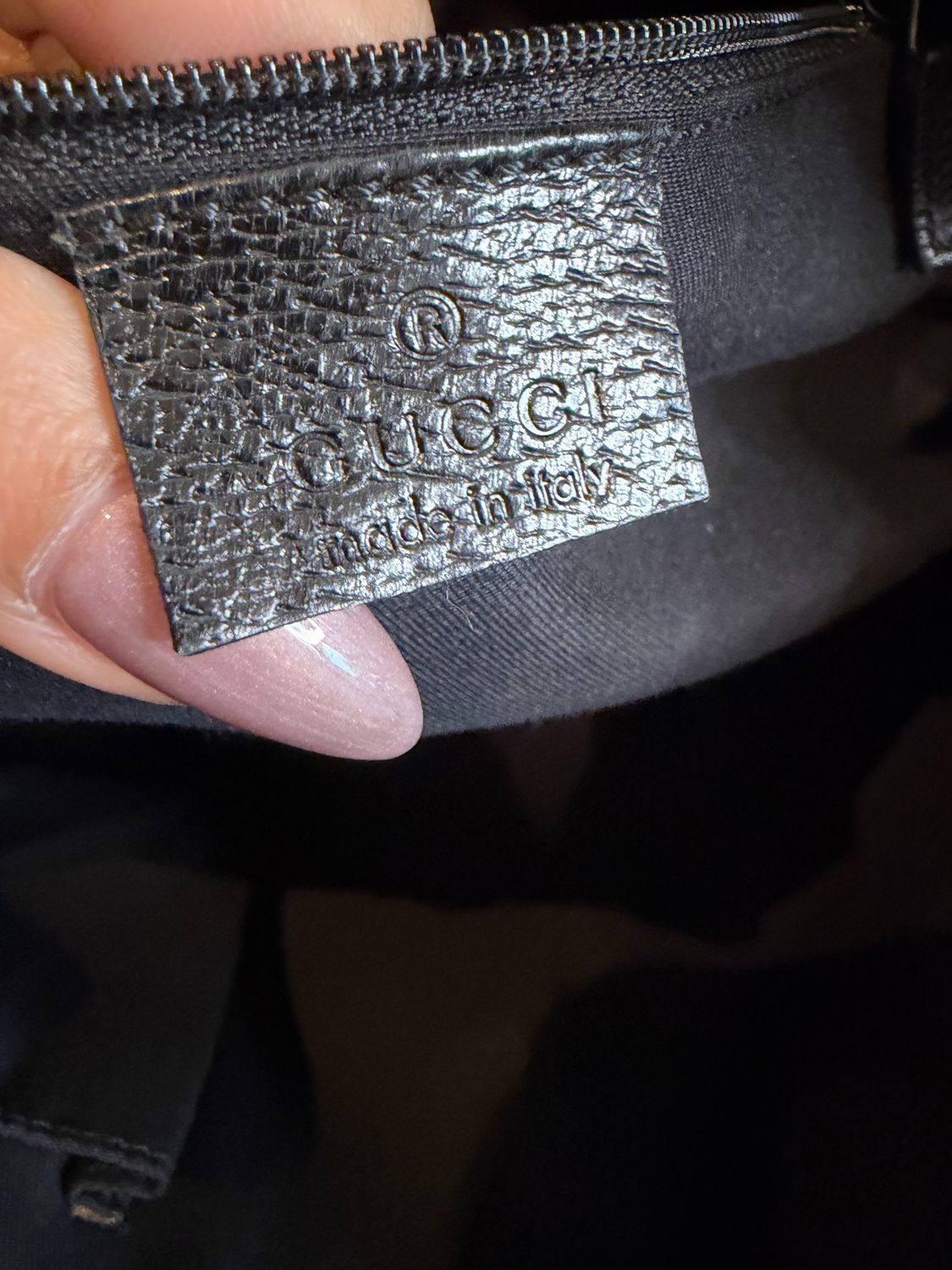 Gucci Monogram Eclipse Tote Black Canvas