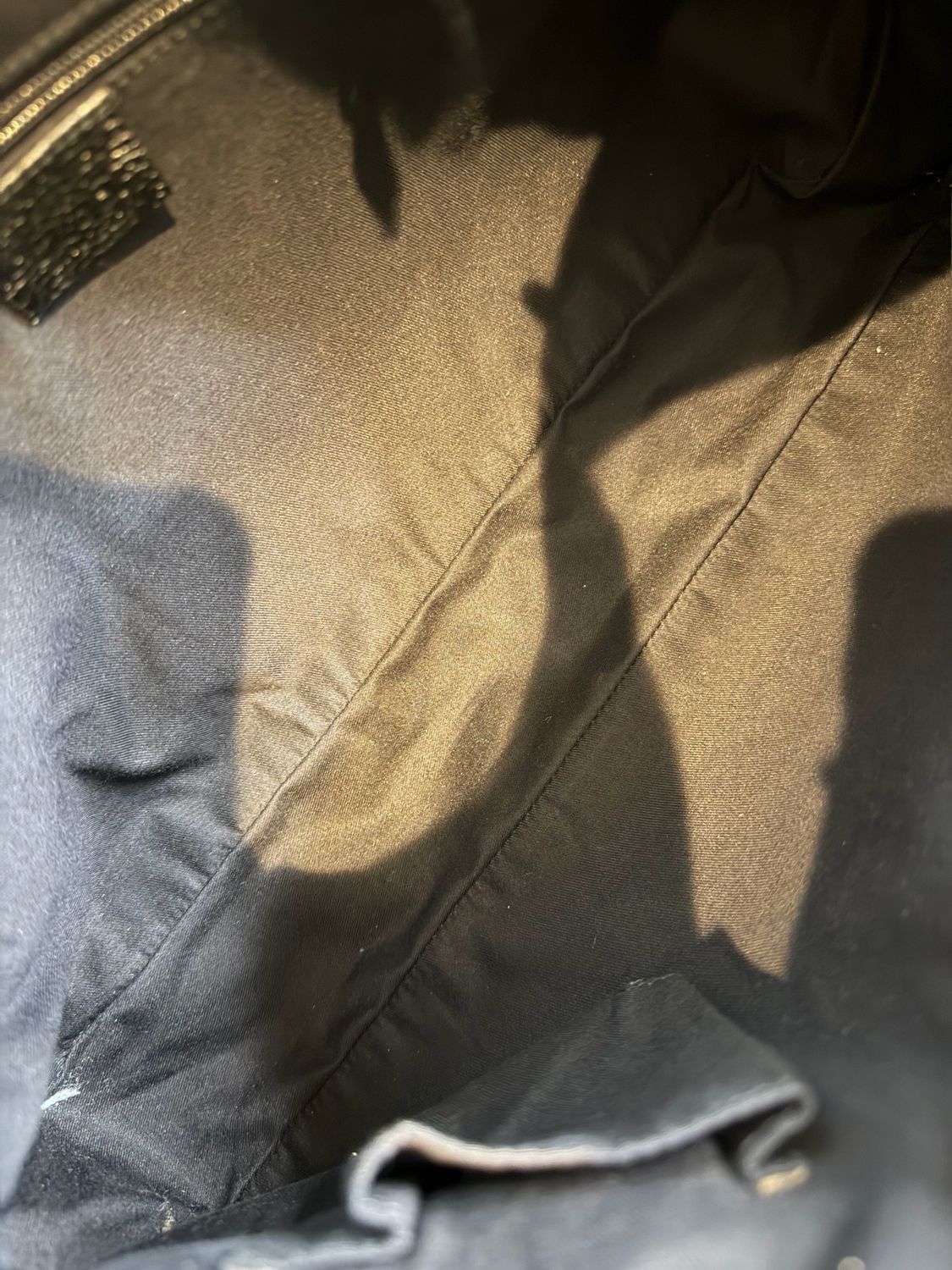 Gucci Monogram Eclipse Tote Black Canvas