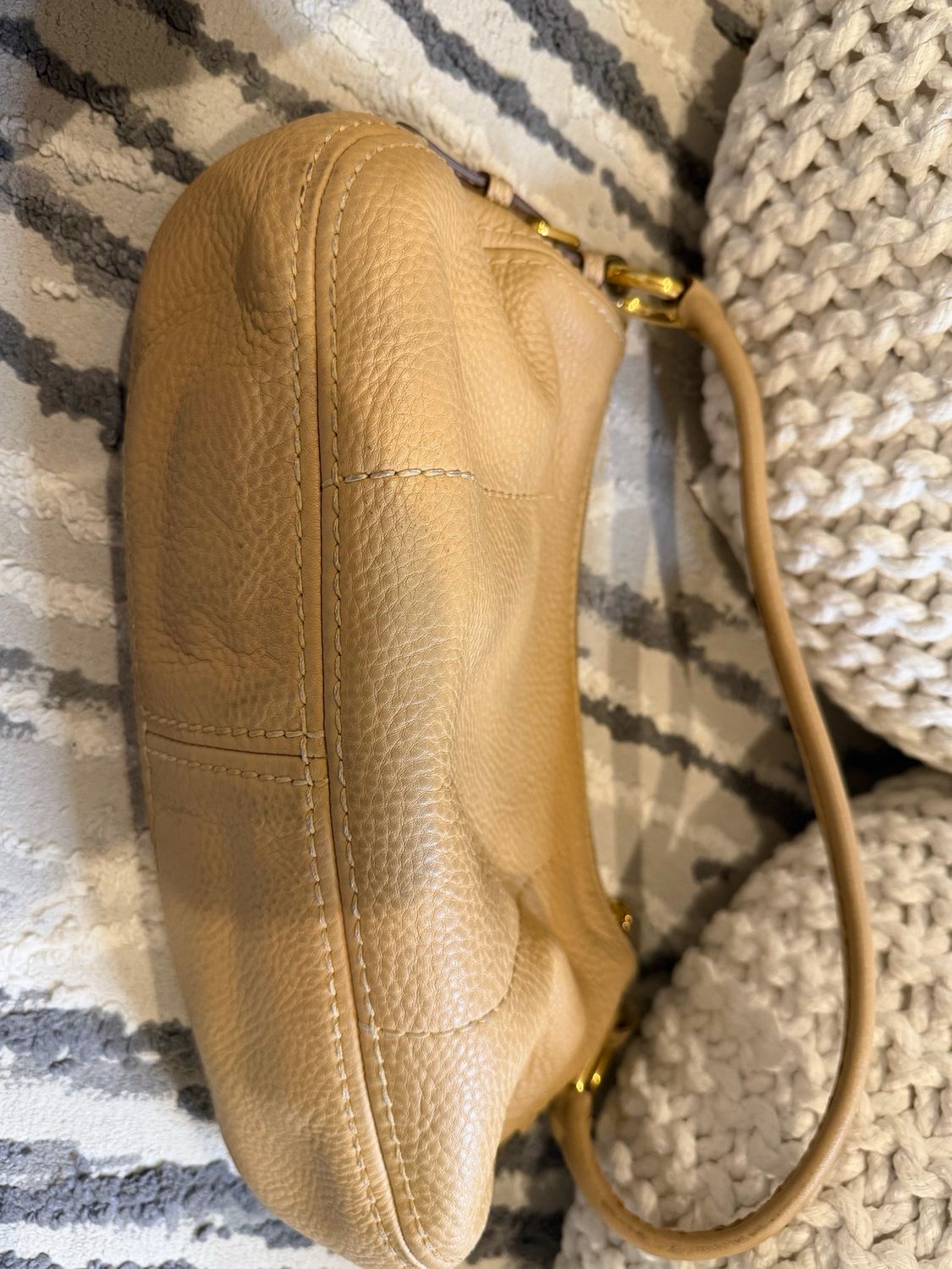 Prada Vitello Daino Hobo Shoulder Bag