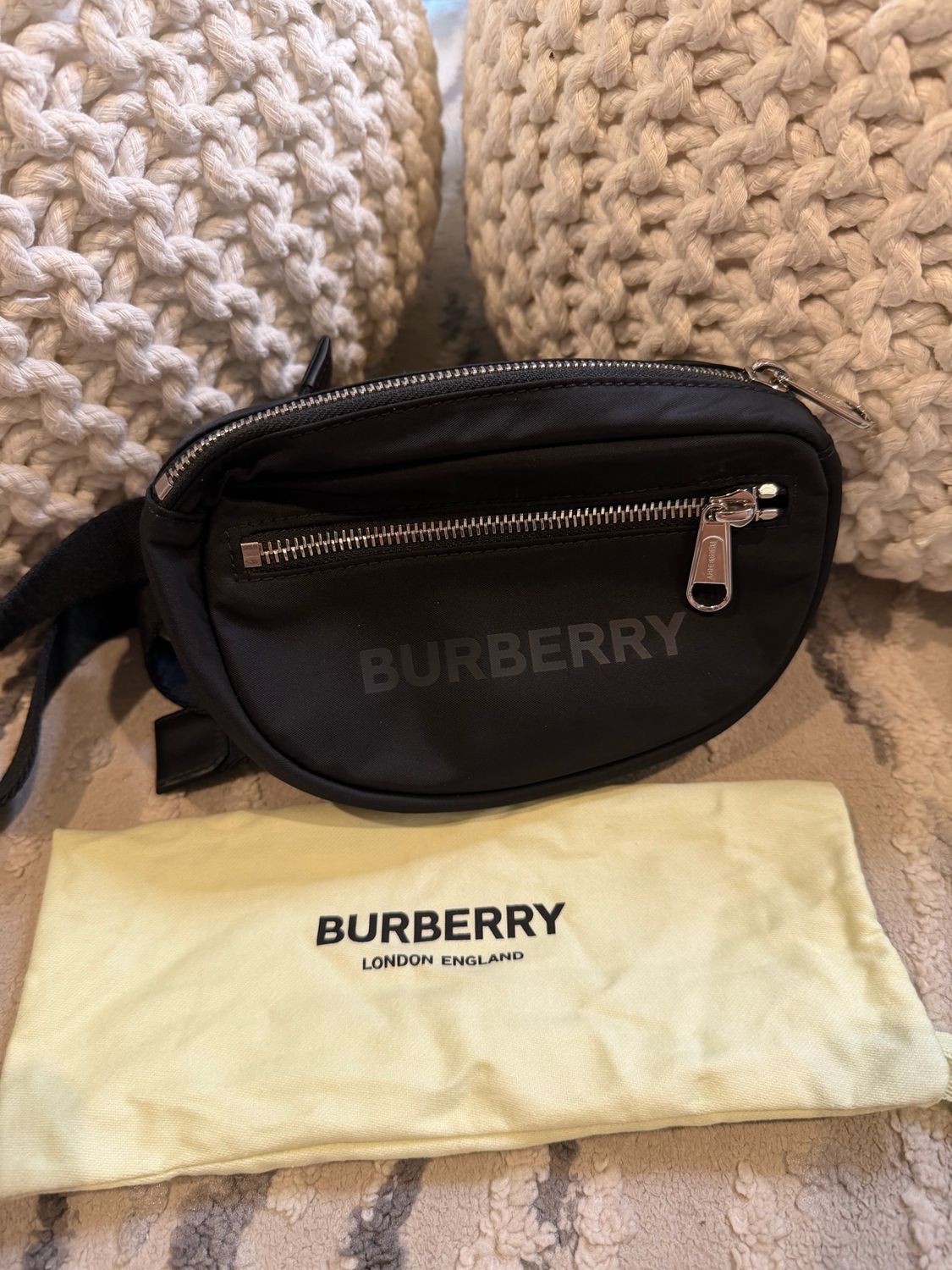 Burberry Nylon Cannon Belt Bag Bum Bag
