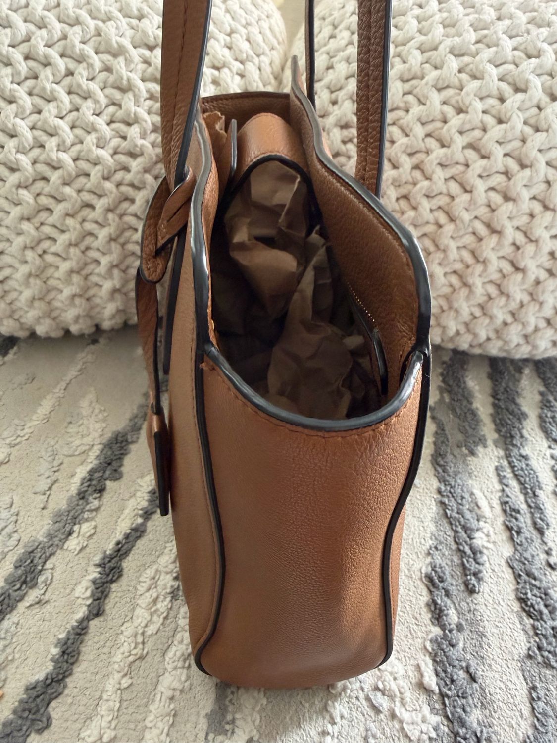 Prada Vitello Phenix Tote Shoulder Bag