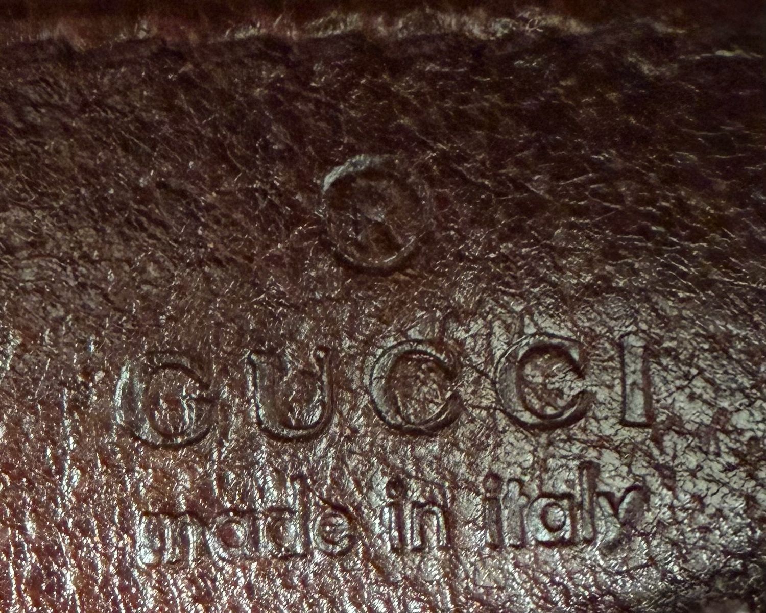 Gucci Monogram Canvas Double Wait Bag Belt Web Strap