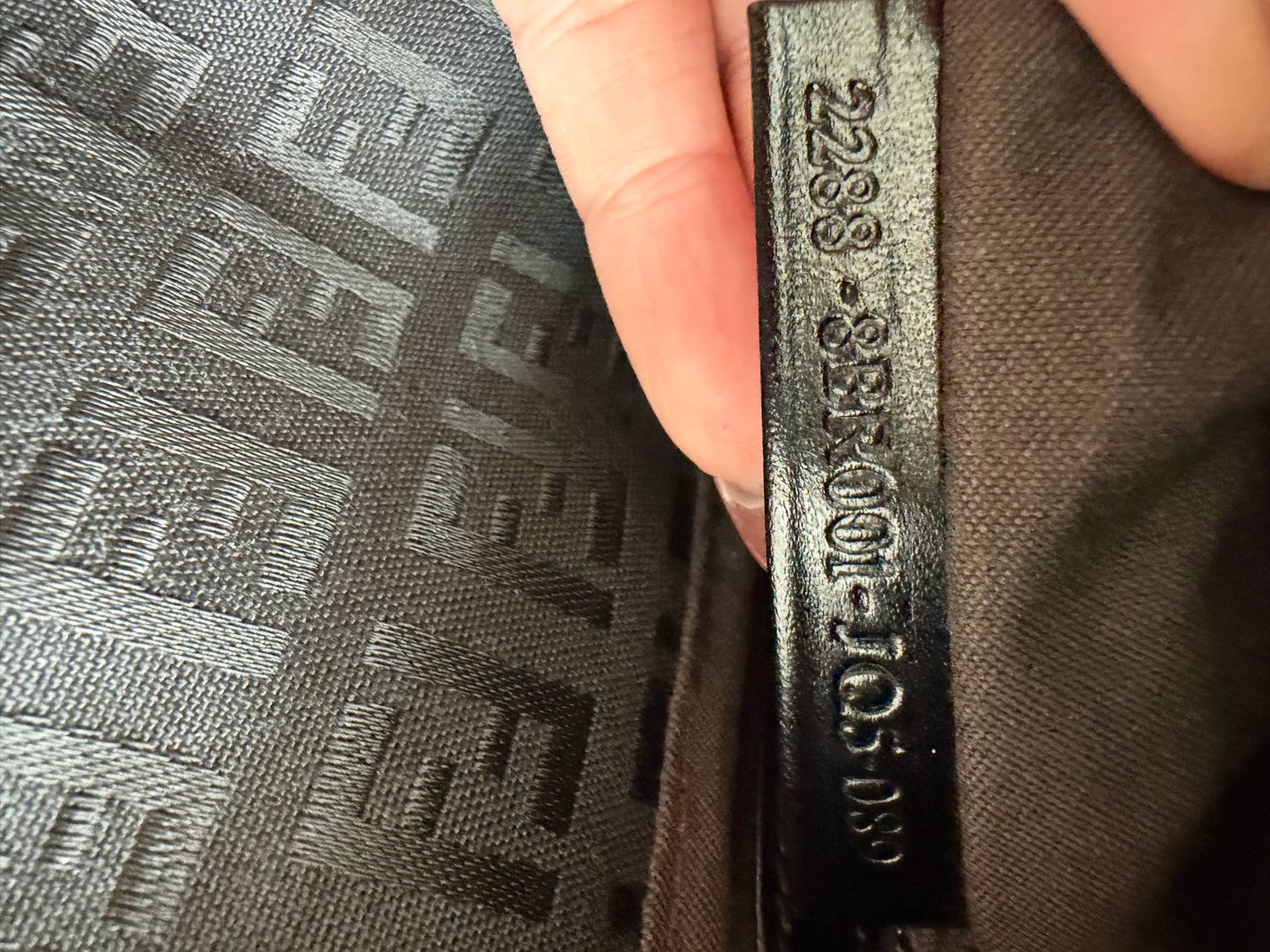 Fendi Zucca Mama Canvas Hobo Shoulder Black