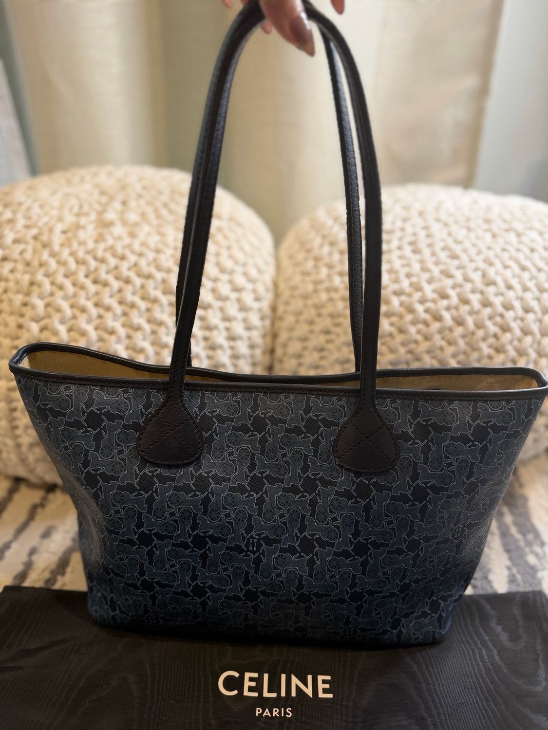 Celine Macadam Le Carriage Shopper Tote 