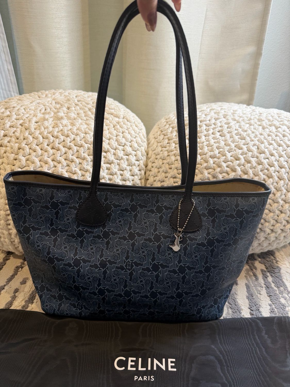 Celine Macadam Le Carriage Shopper Tote 