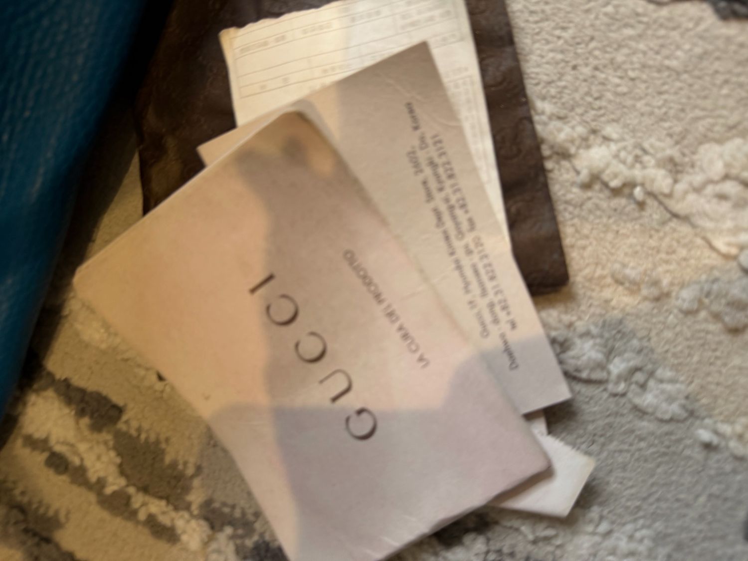 Gucci Pebbled Leather Soho Medium Shoulder Tote Teal