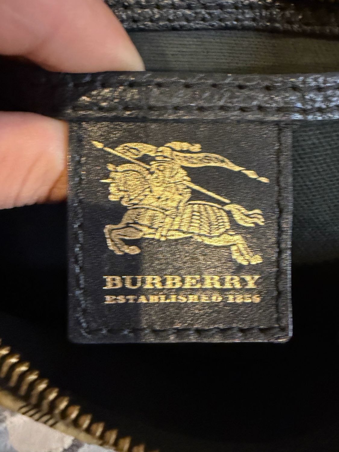 Burberry Haymarket Check Boston Bowler Tote