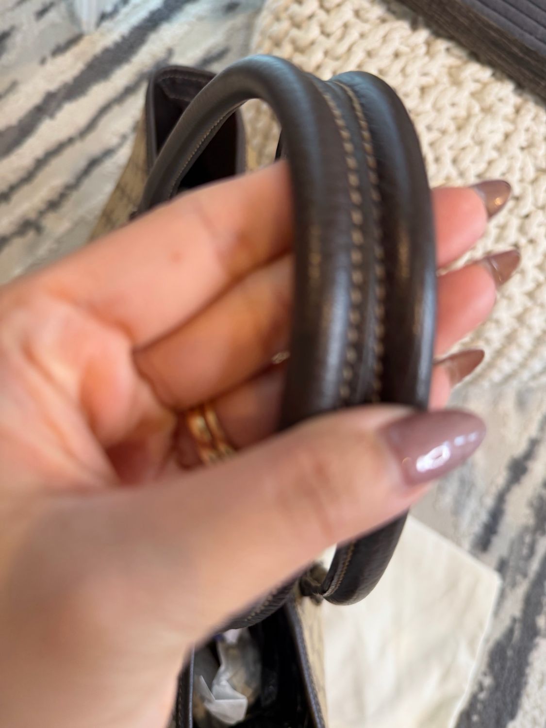 Gucci Monogram Supreme Crystal Tote