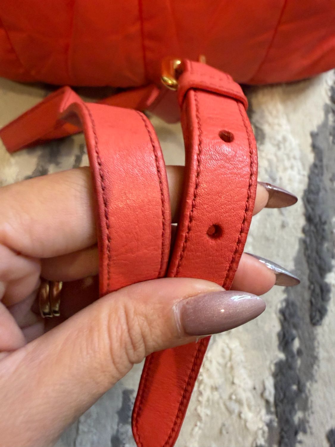 Prada Tessuto Nylon Quilted Messenger Crossbody Sling