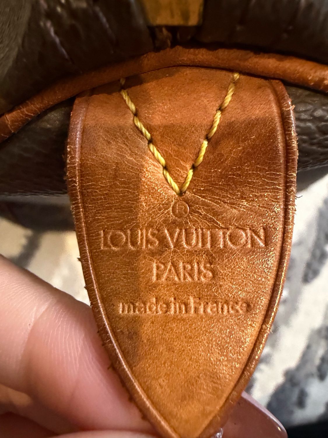 Louis Vuitton Speedy 35 Monogram Satchel Boston