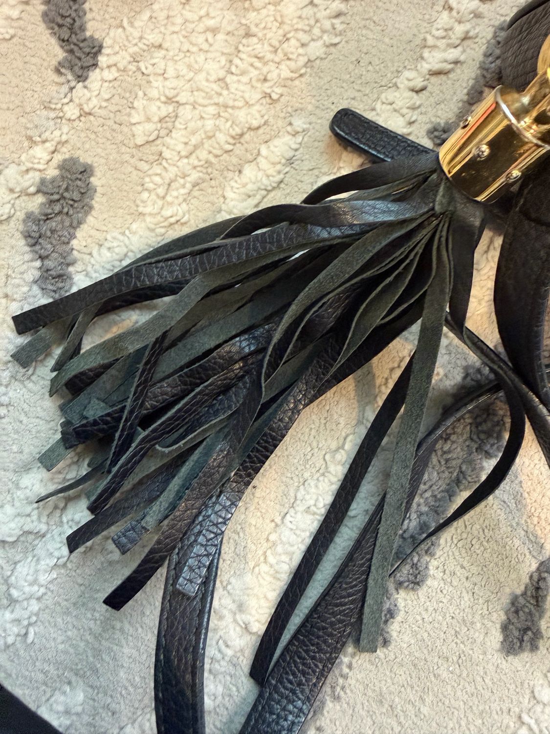 Gucci Pebbled Leather Disco Soho Camera Bag 