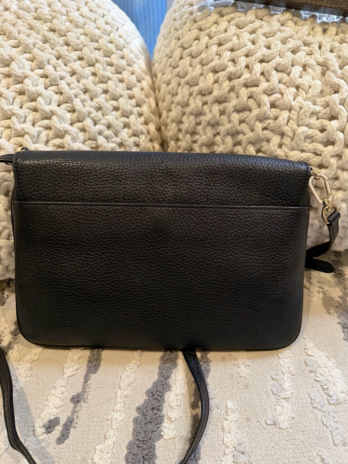 Tory Burch Pebbled Leather Thea Convertible Double Strap