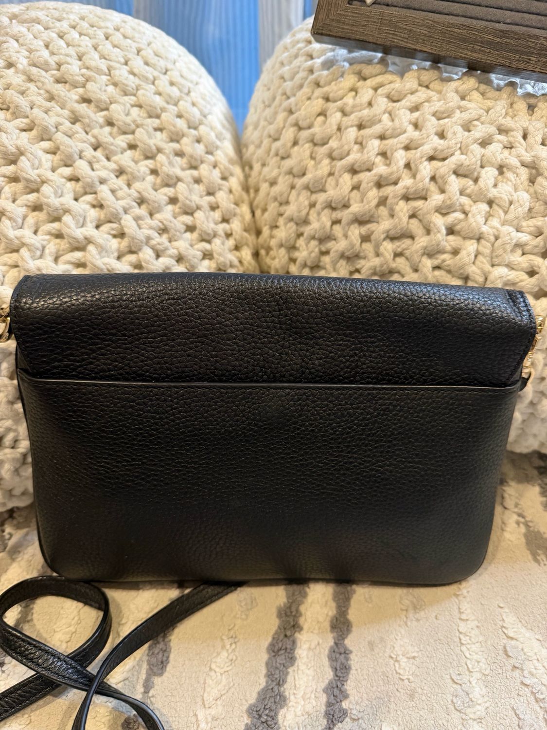 Tory Burch Pebbled Leather Thea Convertible Double Strap