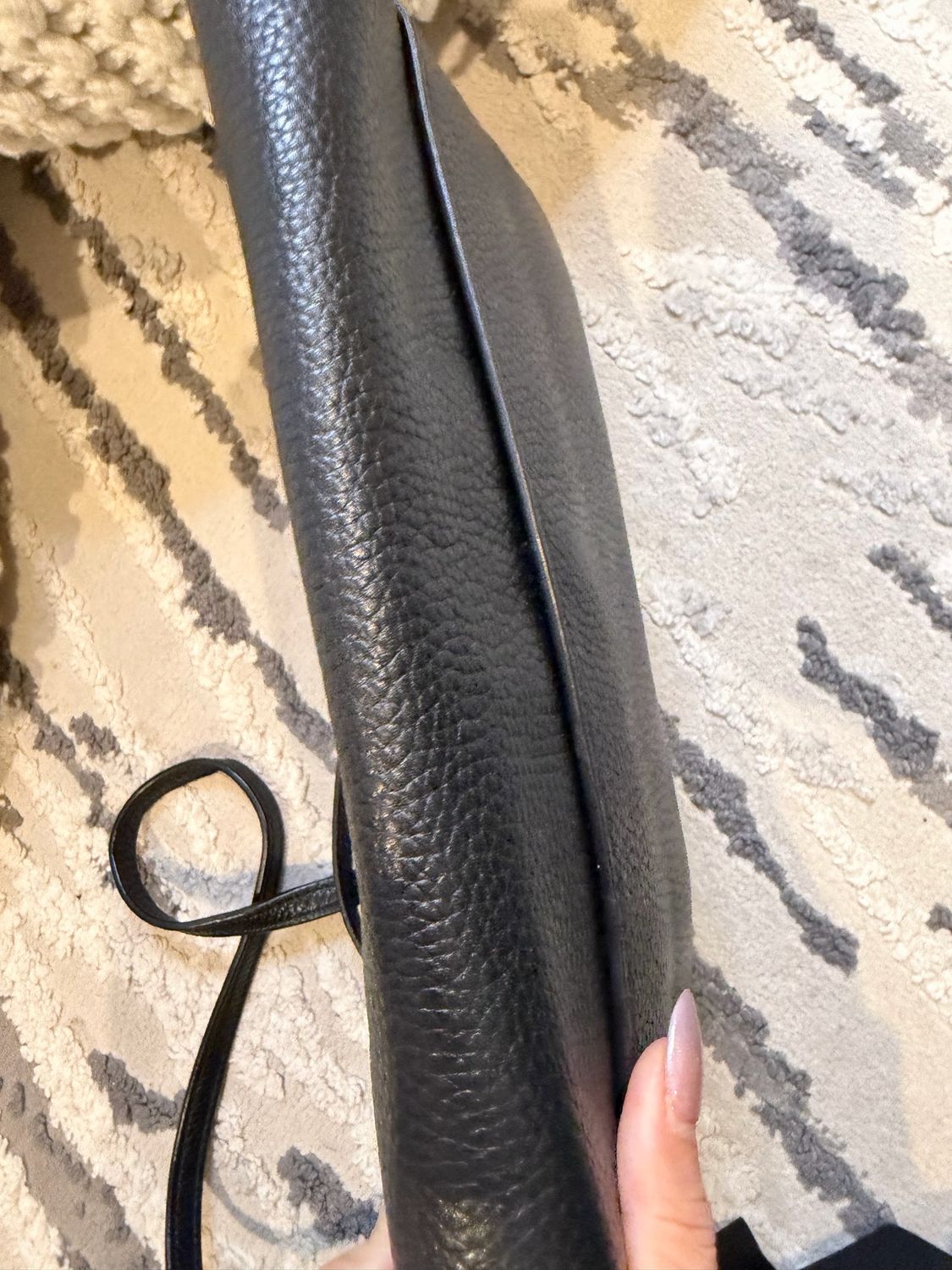 Tory Burch Pebbled Leather Thea Convertible Double Strap