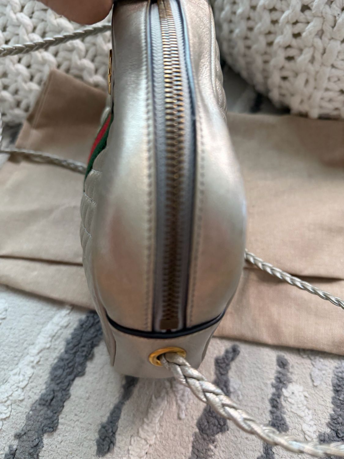 Gucci Trapuntata Quilted Camera Bag Crossbody