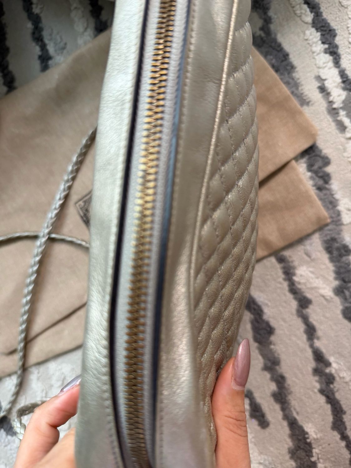 Gucci Trapuntata Quilted Camera Bag Crossbody