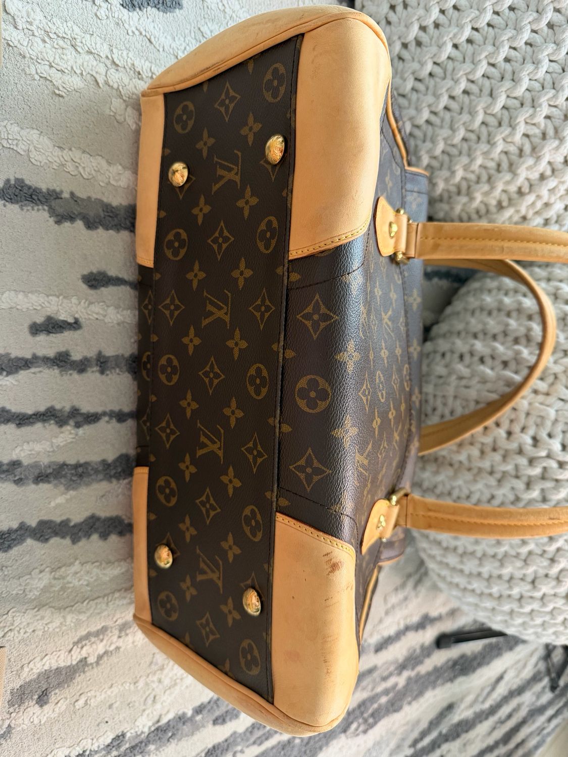Louis Vuitton Monogram Beverly Gm Tote Shoulder 