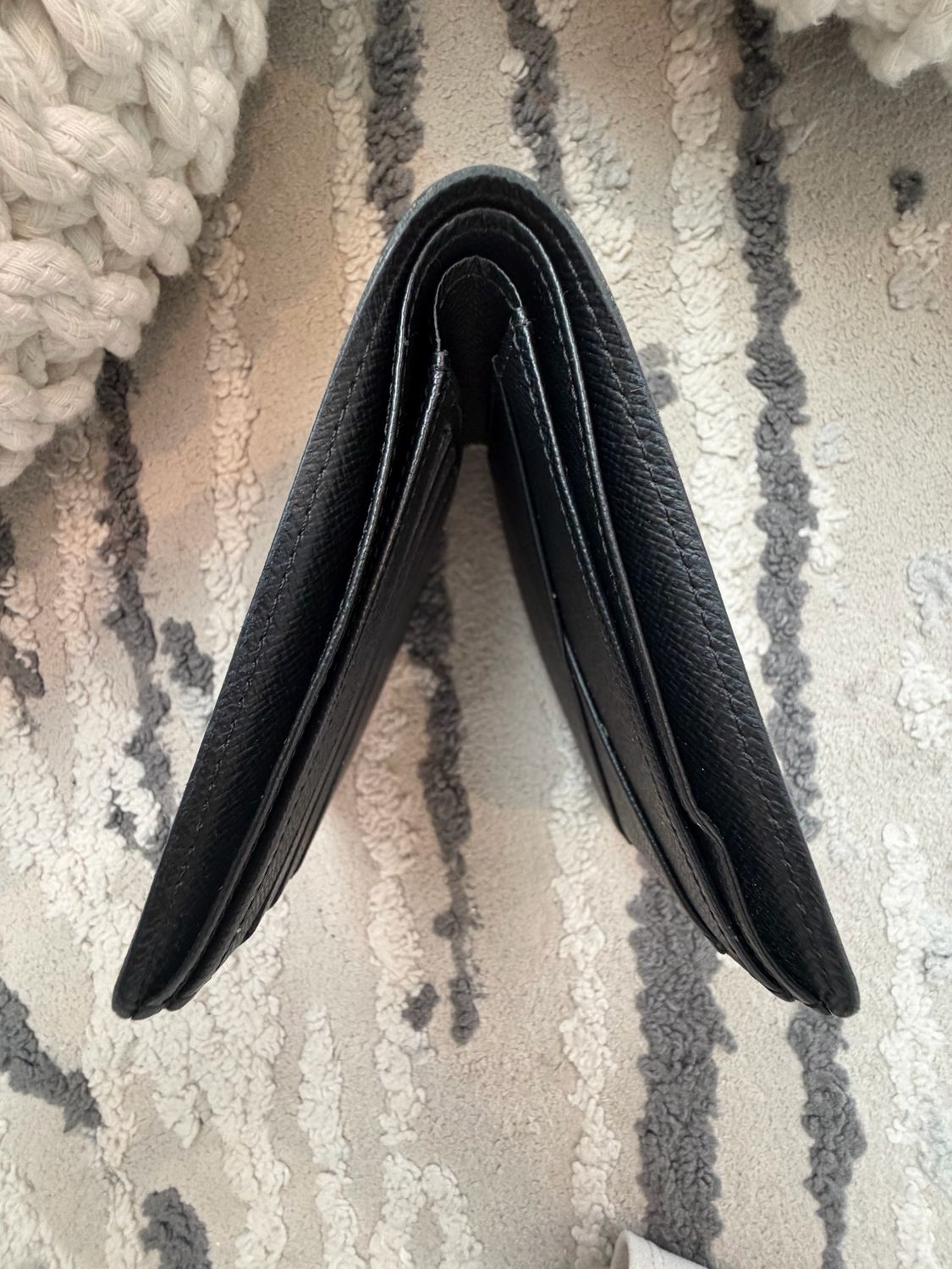 Louis Vuitton Monogram Eclipse Slender Wallet Flap Mens