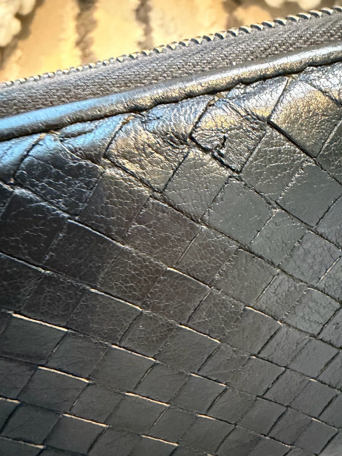 Bottega Veneta Zip Around Wallet Nappa Intreciatto