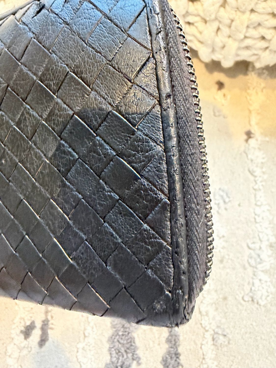 Bottega Veneta Zip Around Wallet Nappa Intreciatto