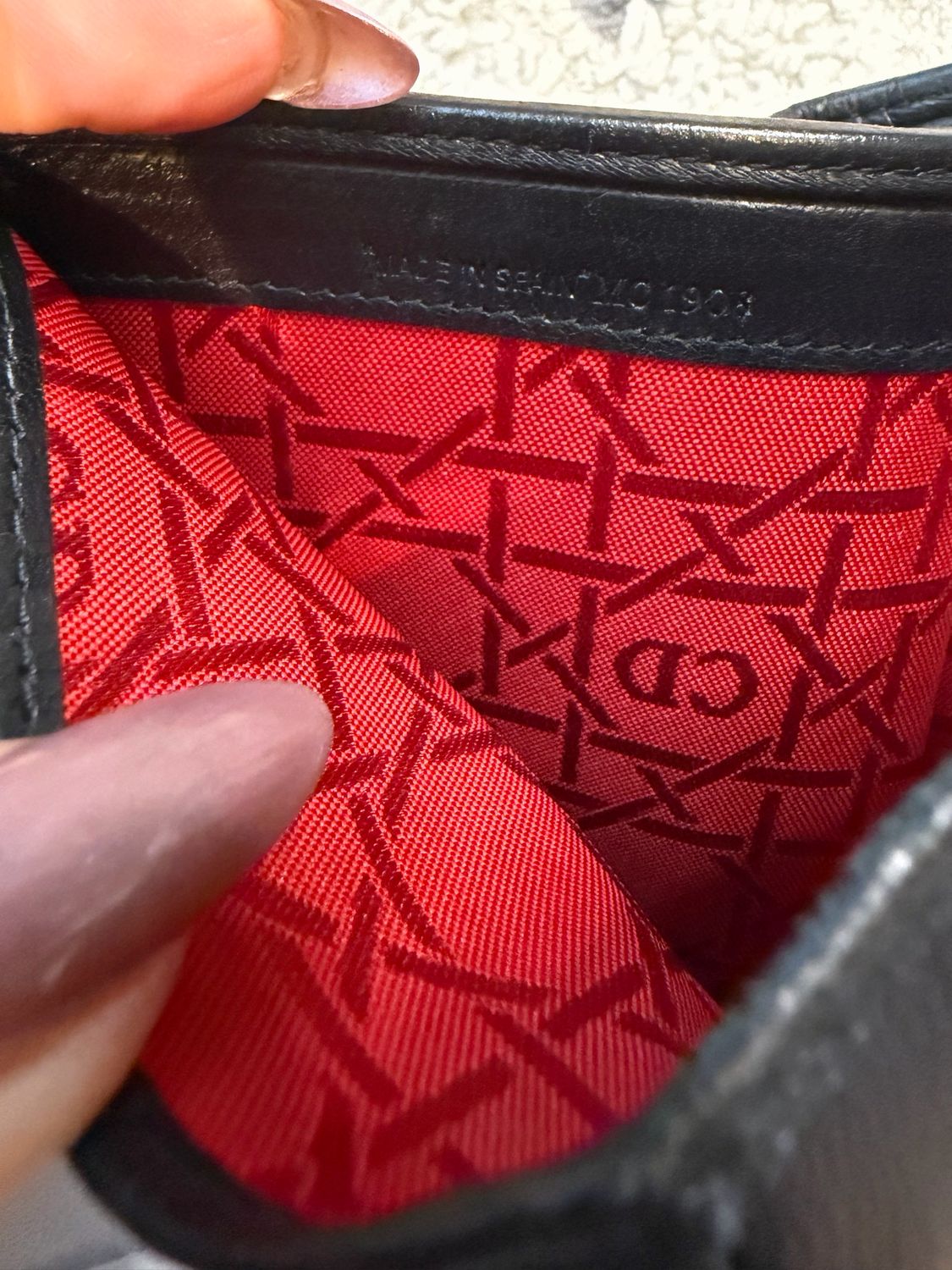 Christian Dior Cannage Trifold Wallet Passport Holder