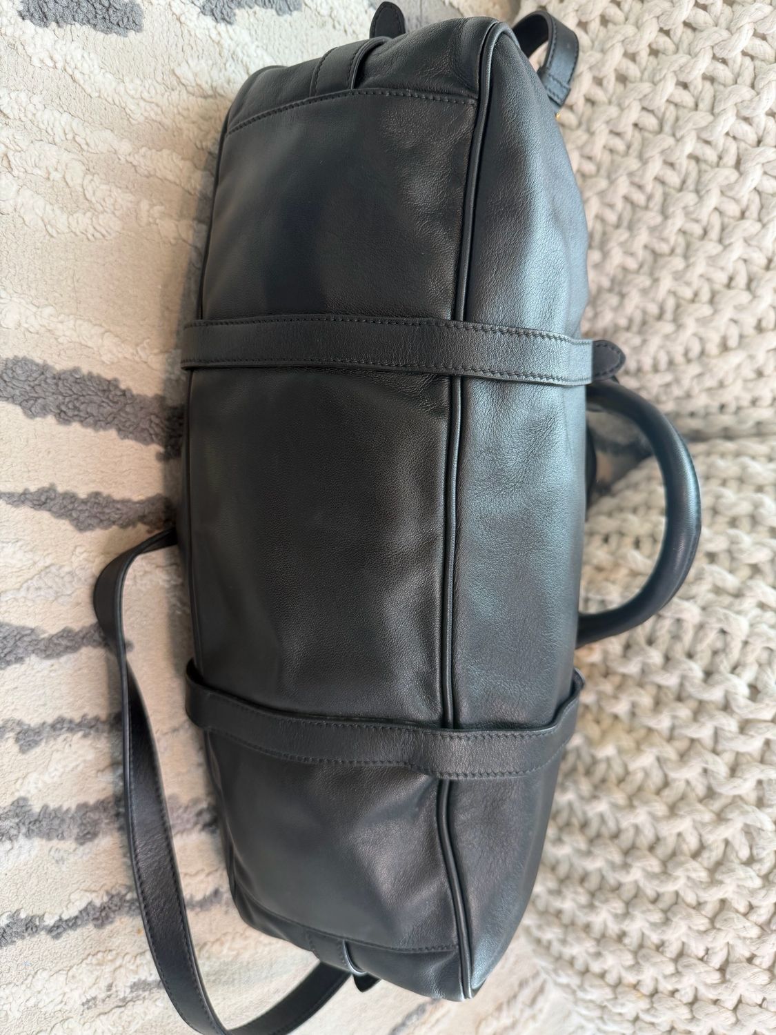 Prada Bauletto Soft Calf Convertible Crossbody