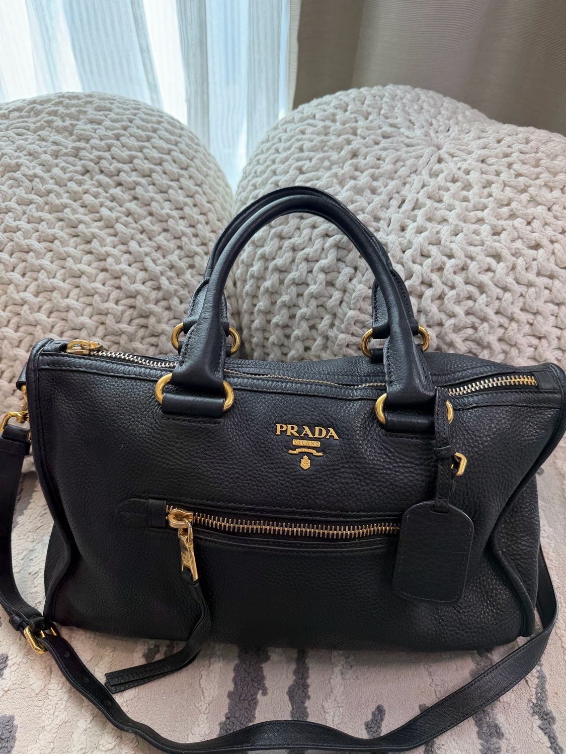 Prada Vitello Daino Phenix Crossbody