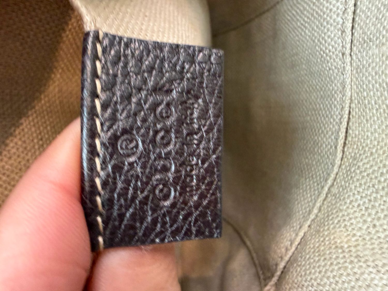 Gucci Monogram Canvas Web Bee Messenger Crossbody