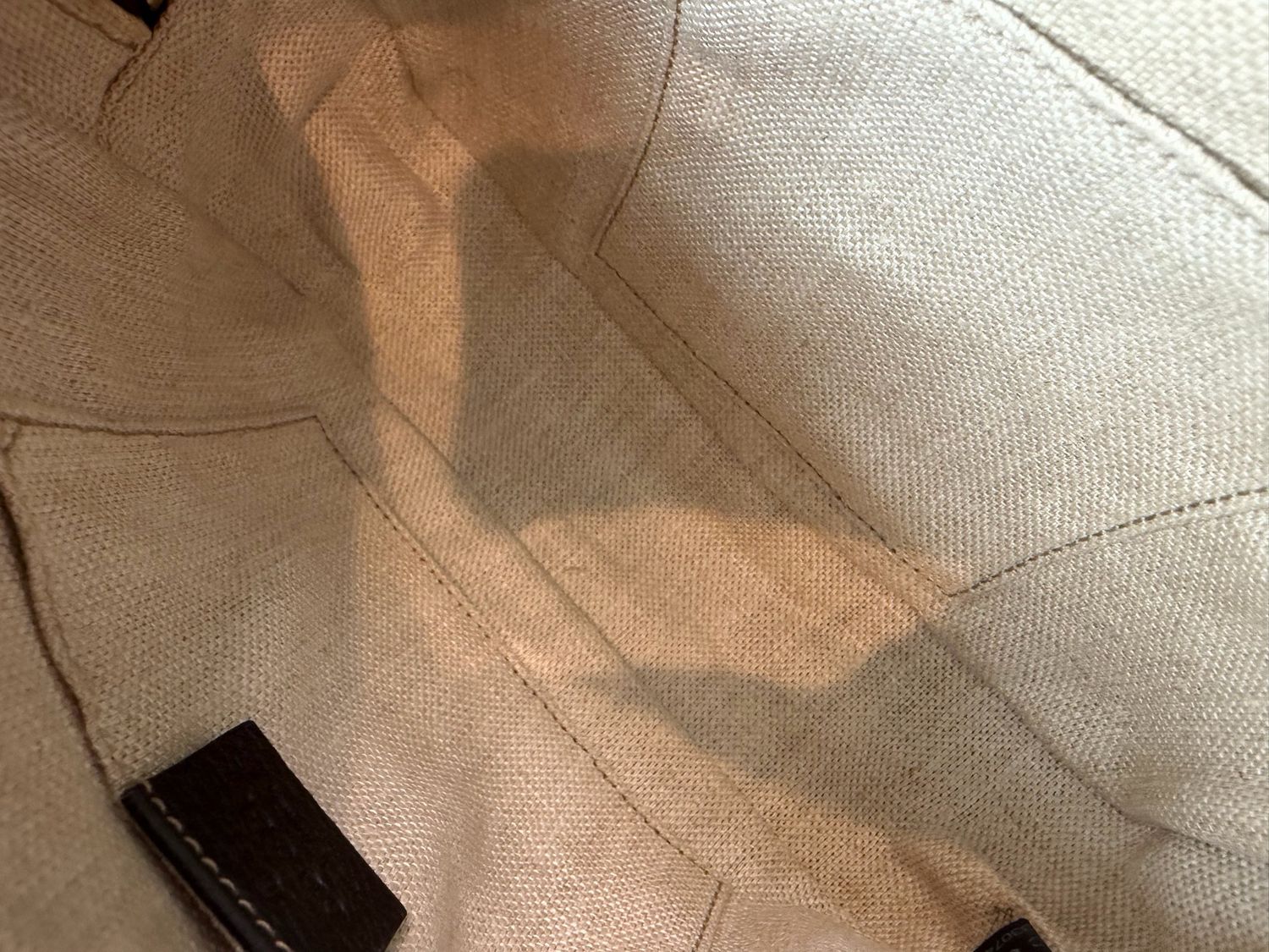 Gucci Monogram Canvas Web Bee Messenger Crossbody