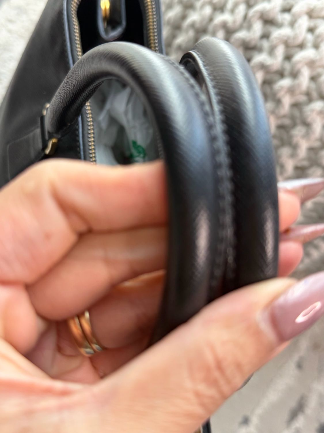 Prada Galleria Double Zipper Black