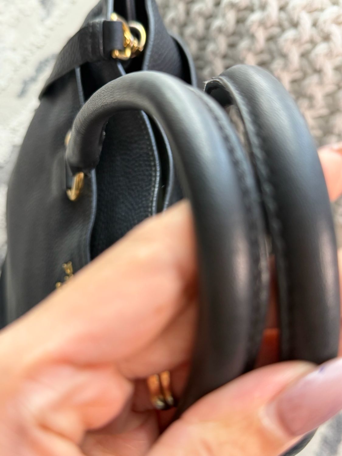 Prada Vitello Daino Crossbody Messenger Sling