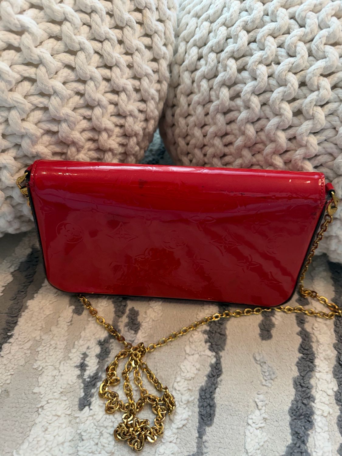 Louis Vuitton Felice Pochette Flap Crossbody Patent