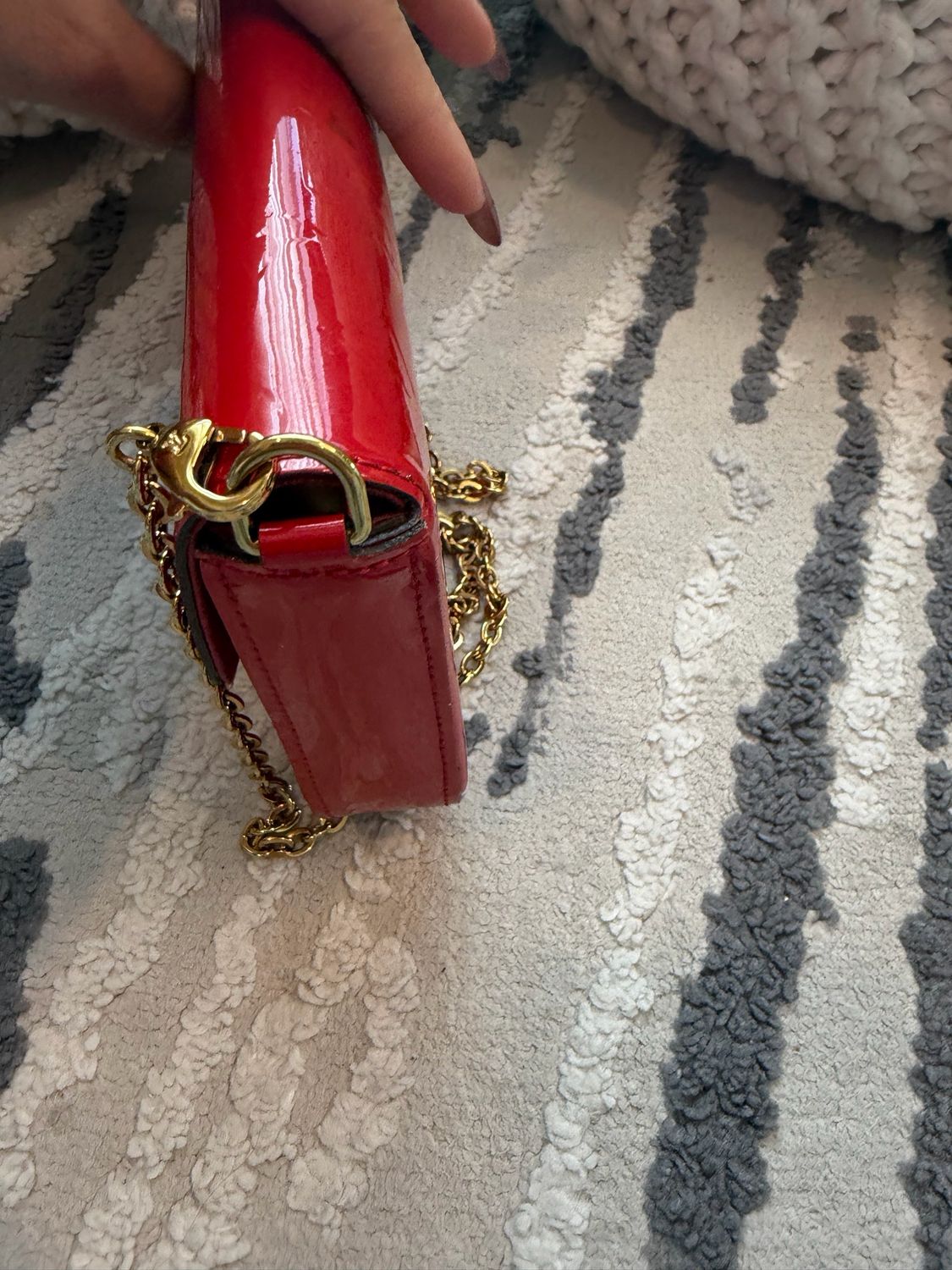 Louis Vuitton Felice Pochette Flap Crossbody Patent