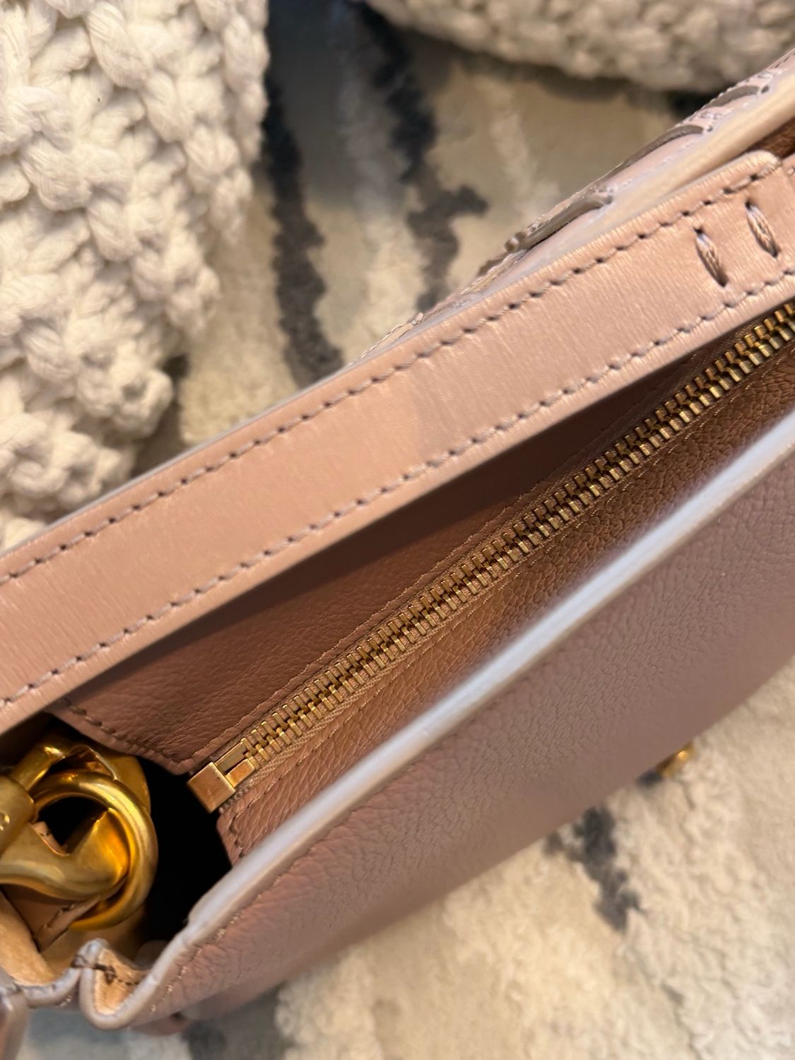 Chloe Marcie Hobo Shoulder Pebbled Leather 