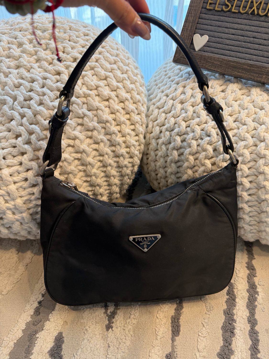 Prada Nylon Tessuto Hobo Shoulder