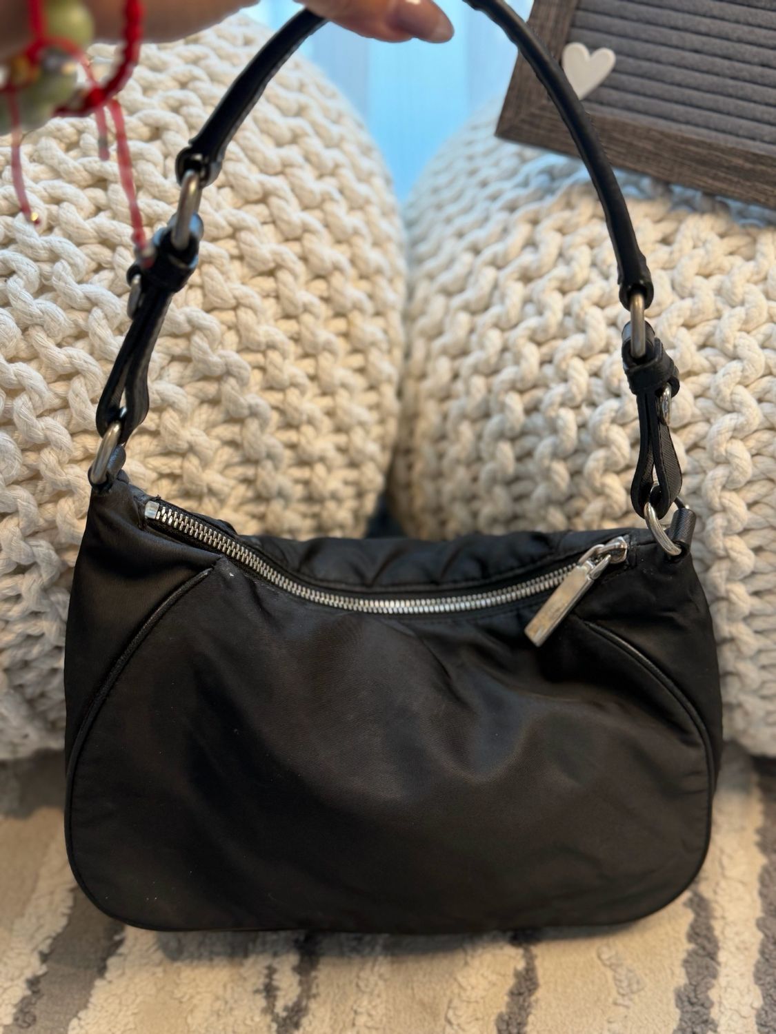 Prada Nylon Tessuto Hobo Shoulder