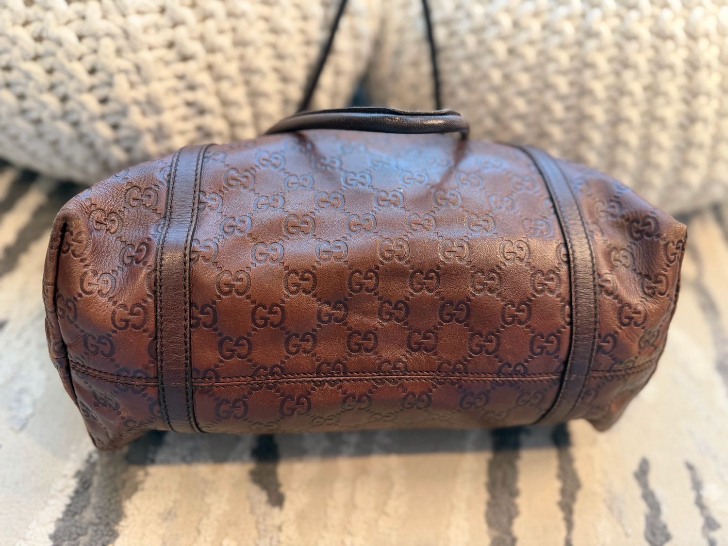 Gucci Joy Tote Medium Guccissima Leather Shoulder Bag