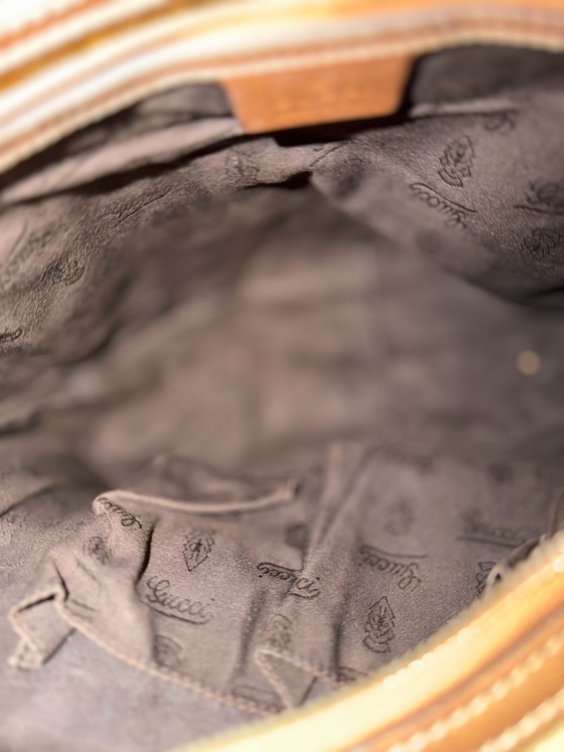 Gucci Monogram Hobo Twins Tote Shoulder Rose Gold