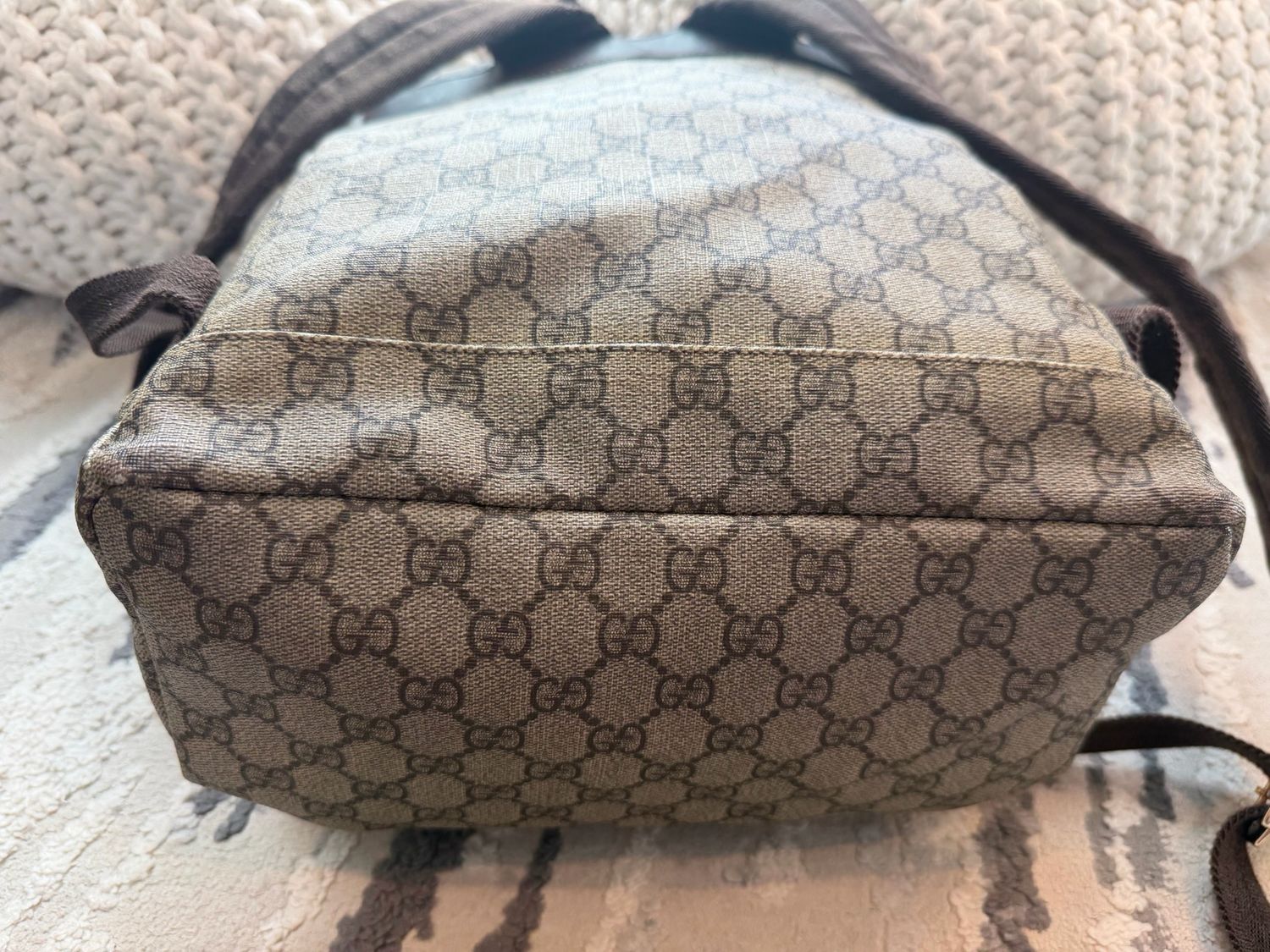 Gucci Backpack Supreme Monogram Coated Canvas