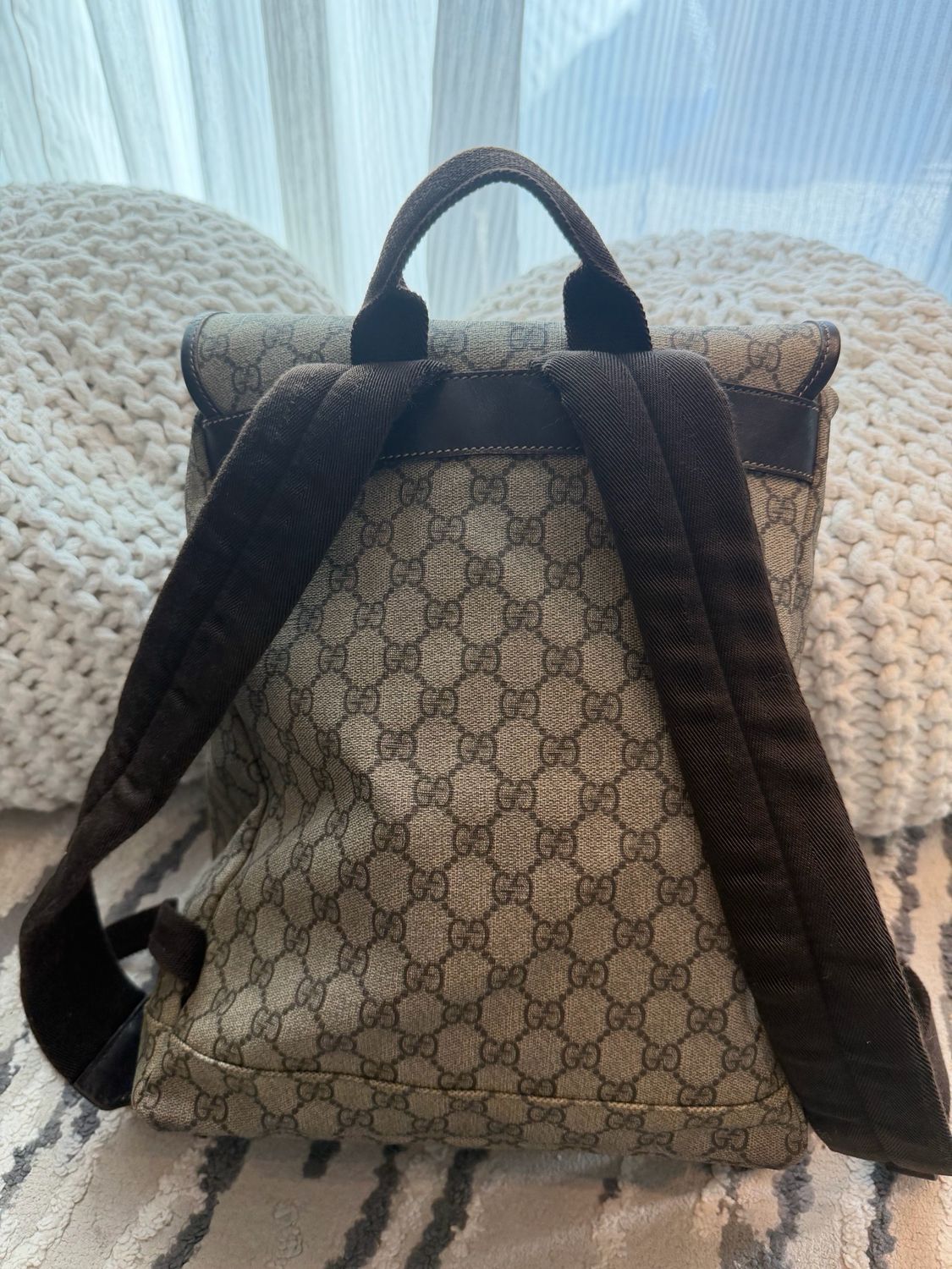 Gucci Backpack Supreme Monogram Coated Canvas