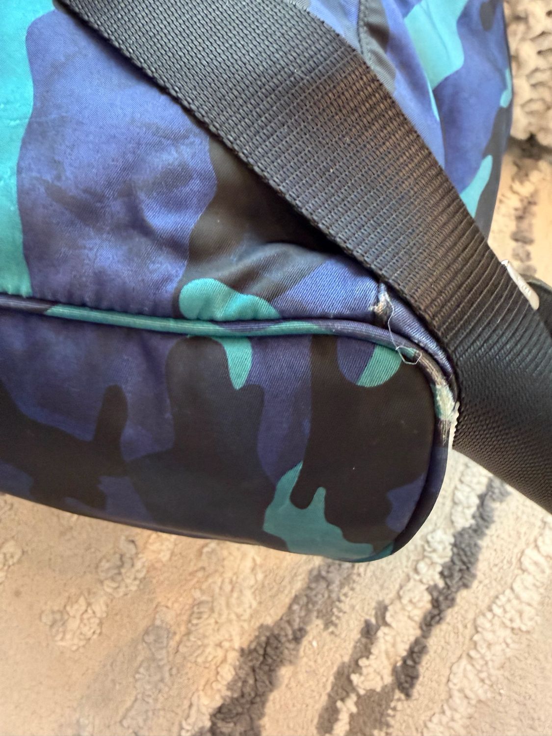 Prada Pattern Backpack Nylon