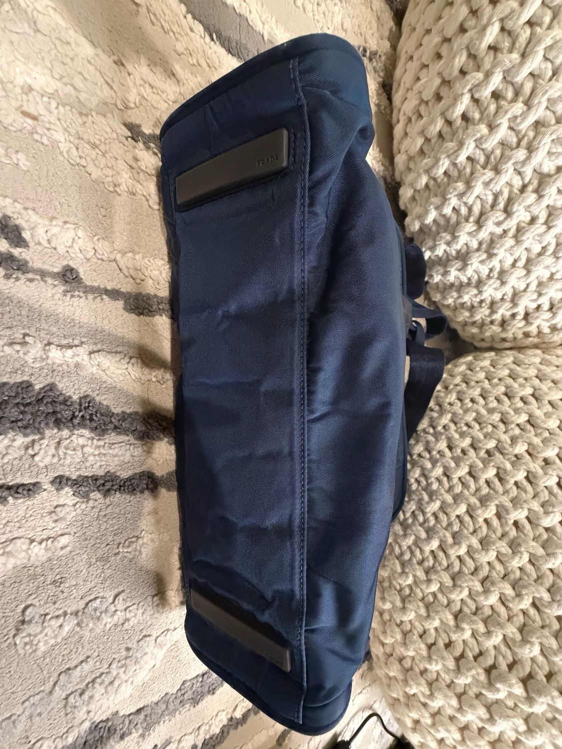 Prada Tracolla Vela Navy Blue