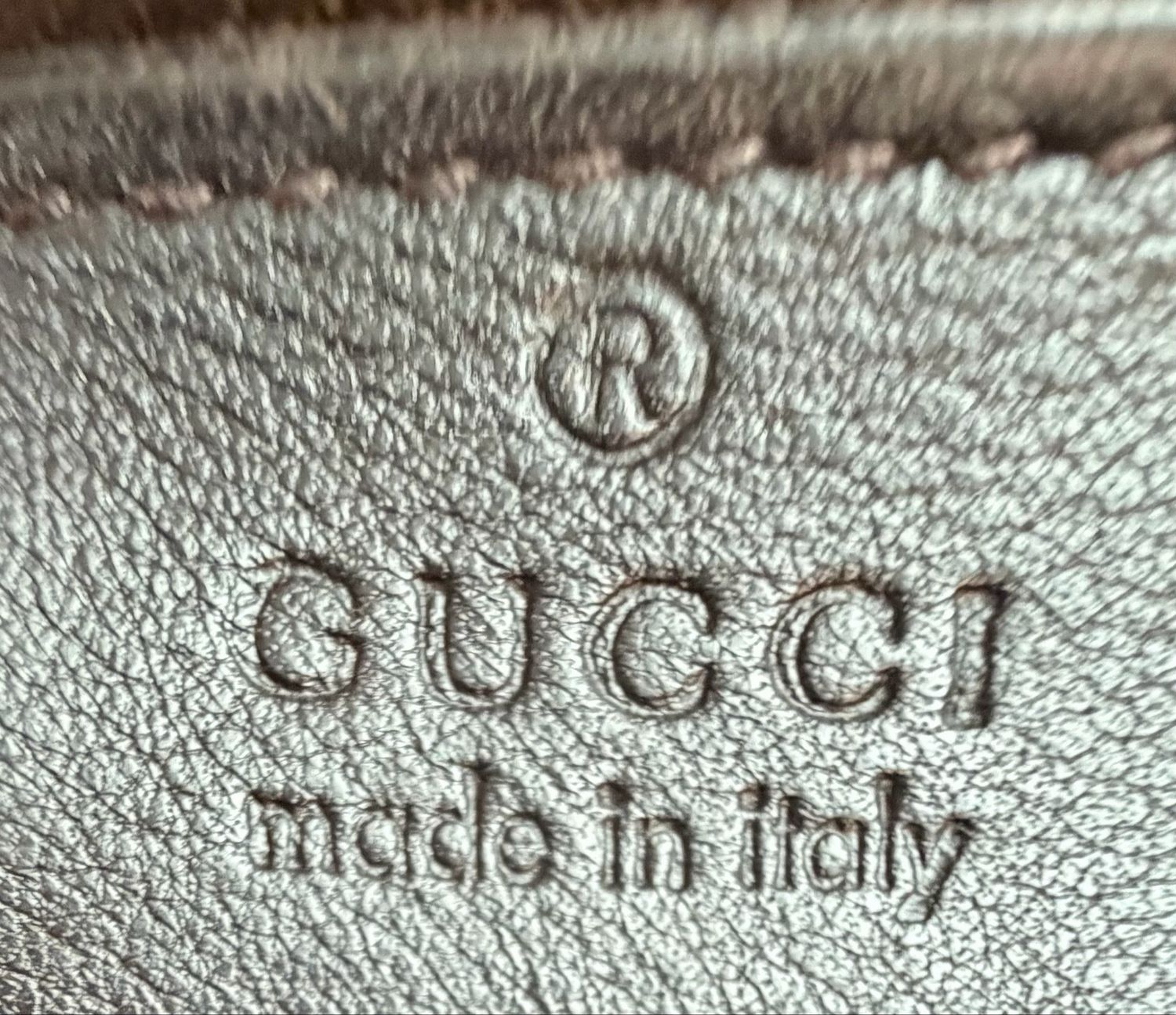 Gucci Flat Zipper Guccissima Leather Crossbody Bag