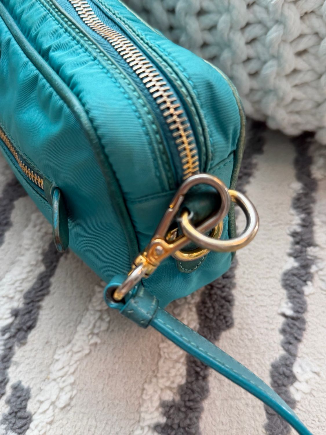 Prada Nylon Tessuto Sound Camera Bag Crossbody